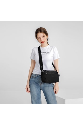 Küçük Boy Postacı Kadın Çantası Smart Bags 1006-127 Desenli Çok Renkli