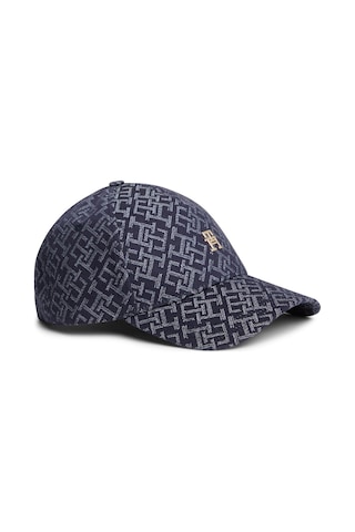 Tommy Hilfiger Th Monogram Jacq Cap Kadın Mavi Şapka - Aw0aw18331