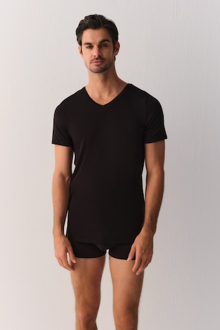 Suwen Warming Men V Yaka T-shirt Sw0004607n012 Siyah