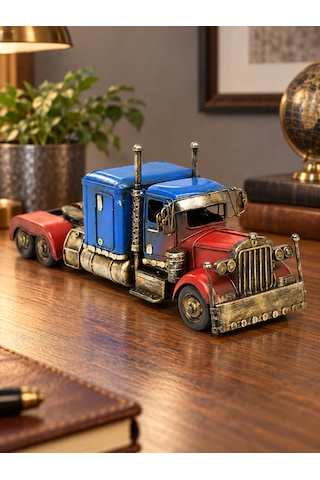 Dekoratif Metal Tır Ford Classic Kamyon Retro Renk