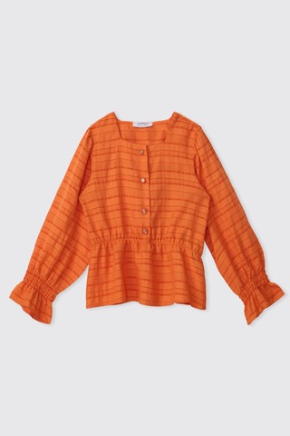 Panço Kız Çocuk Oranj Bluz 2611gk57030 Turuncu