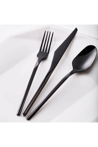 Jumbo 5100 Quartz Titanyum Siyah Ckb Set 84 Prç 12.Kişilik Siyah