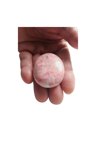 Peru Rodonit Masaj Terapi Taşı - Palm Stone 103-2