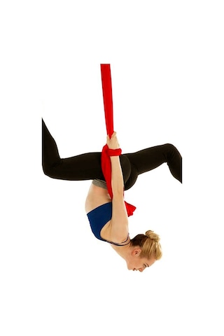 Bundera Yoga Fly Hamağı Kırmızı - Tavana Askılı Kırmızı