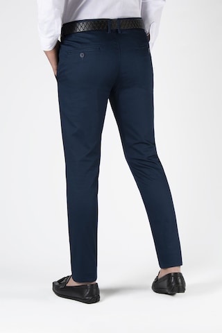 Terapi Men Erkek Lacivert Slim Fit Italyan Kesim Keten Pantolon Lacivert