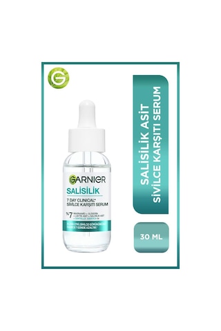 7 Day Clinical Salisilik Sivilce Karşıtı Serum 30ml 7% Niasinamid, Gliserin, Laktik Asit , Vegan 3600542658195-11169