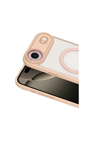 Joko Apple Uyumlu, iPhone 17 Air Terea Magsafe Kapak - Pembe