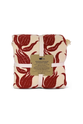 Bigghome Lalezar Çift Kişilik Battaniye 200 X 220 Cm Çok Renkli