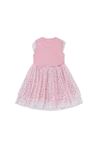 Civil Baby Puanlı Tül 6-18 Ay Elbise - Pembe