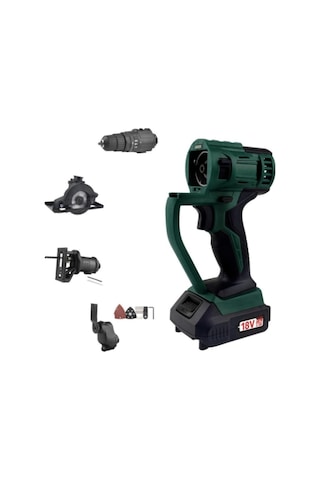 Klpro KLMS18-20 18V 2 Ah Li-ion Çift Akülü Darbeli Vidalama Makinesi Multi Set