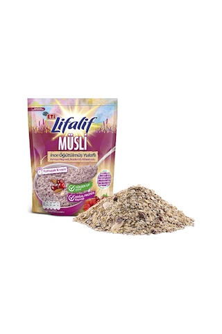 Eti Lifalif İnce Öğütülmüş Müsli Hibiskuslu 12 x 250 G