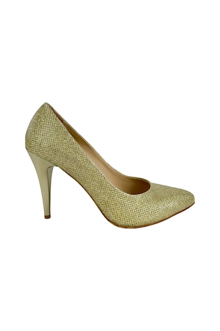 Matzeliger Mzg1176 Altın Kadın İnce Topuklu Stiletto