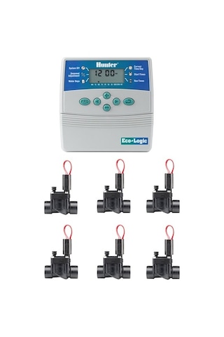 Hunter Elc Ecologic Kontrol Ünitesi ve Solenoid Vana Seti - 6 İst