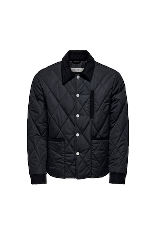 Only & Sons Onsjohnny Quılt Jacket Otw Erkek Siyah Ceket - 22034877 Siyah