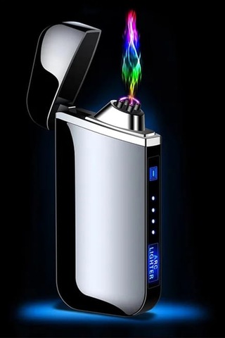 Judas K18 Usb Şarjlı 2 Arc Alevsiz Çakmak -new Style