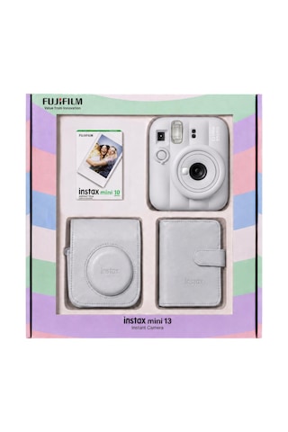 Instax Mini 13 Şipşak Fotoğraf Makinesi + Çanta + Albüm + 10'lu Film Bundle Box