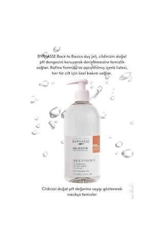 Byphasse Back To Basics Rafine Duş Jeli Tüm Cilt Tipleri 750 ML