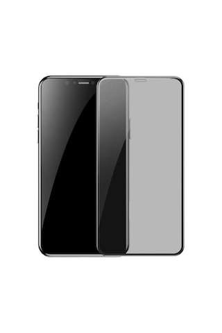 Case 4u Apple iPhone Uyumlu 11 Pro Ekran Koruyucu Temperli Kırılmaz Cam Privacy Davin 5d Hayalet Gizliklik