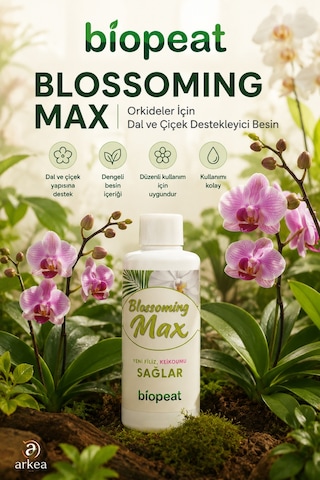 Blossoming Max Orkide Besini 100 Ml Dal Ve Çiçek Destekleyici Sıvı Bitki Besini 1000