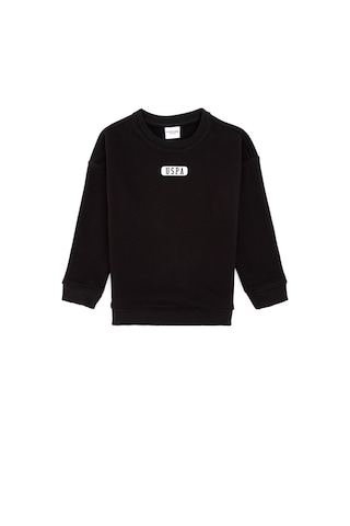 U.s. Polo Assn. Erkek Çocuk Siyah Sweatshirt 50325174-vr046 SIYAH