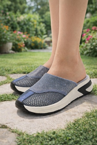 Kadın Günlük Rahat Slip-on Spor Terlik Lacivert