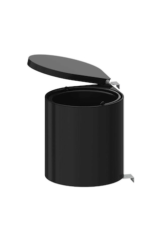 Starax 40 Cm Çöp Kovası Antrasit Renk Otomatik Kapak 10 Litre S-2253-a