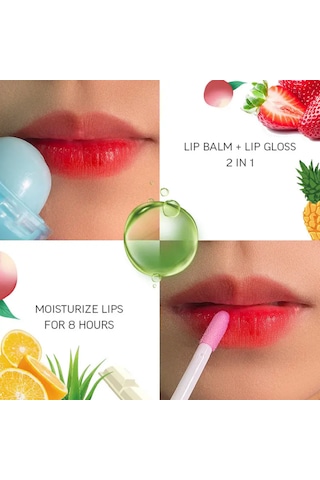 Lolipop Çift Taraflı Balm Ve Gloss Yeşil