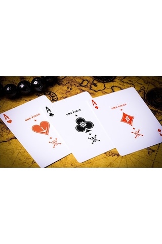 Card Mafia One Piece Ace Premium Oyun Kağıdı Limited Edition Koleksiyonluk İskambil Kartları