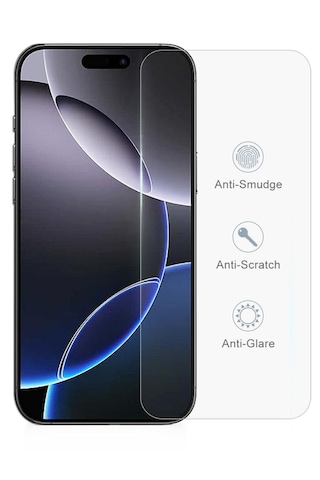 Apple Uyumlu iPhone 16 Pro Max Temperli 9h Cam Ekran Koruyucu 2 Adet