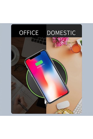 Monyee X251-b Kablosuz Şarj Cihazı: 7.5w/10w Hızlı Şarj, /samsung Uyumlu, Taşınabilir Tasarım