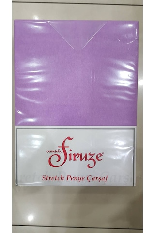 Çift Kişilik Penye Kumaş Lastikli Çarşaf Takımı Lila