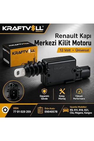 Renault 9-19-21 Merkezi Kapı Kilit Motoru Kraftvoll