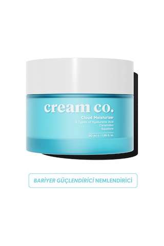 Su Bazlı Bariyer Onarıcı Cloud Moisturizer Yatıştırıcı Nemlendirici Yüz Kremi 50 Ml Tüm Cilt Tipleri