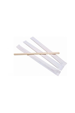 Kağıt Sargılı Tahta Karıştırıcı 11 Cm 200 Adet