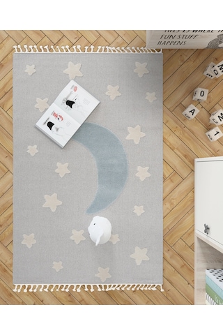 Dolce Vita Halı Kids 472 Moon Çocuk Odası Halısı Mavi