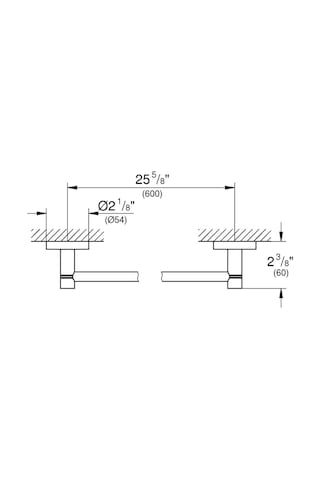 Grohe Essentials Havluluk - 40366al1 Siyah