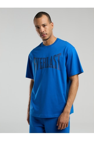 Everlast Ever Classics Comfort Logo Koyu İndigo Erkek Tişört Koyu İndigo