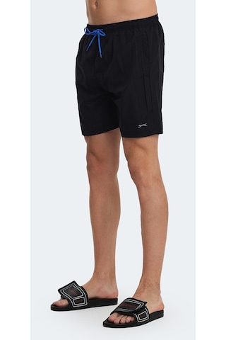 Slazenger RENO Erkek Cepli Deniz Şortu Siyah Mayo