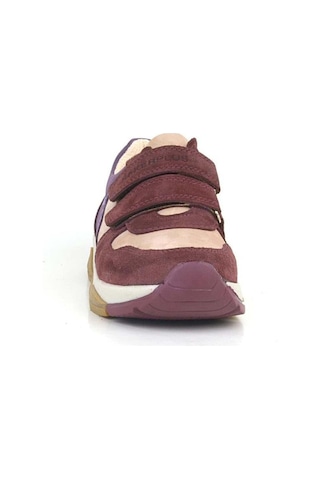 Ortopedikal 3880 Rakerplus Hakiki Deri Bordo Pembe Mor Çocuk Sneakers Spor Ayakkabı Cırtlı Bordo Pembe Mor