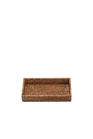 Basket Tepsi, Tezgah Üstü, 30xh6x16cm - Kahve Kahve