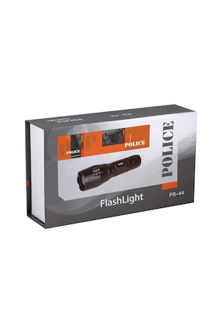 Ps-44 Cree T6 Led El Feneri, Yüksek Işık Gücü Ve Zoom Özelliği İle Profesyonel Aydınlatma Sunar. 186 Çok Renkli
