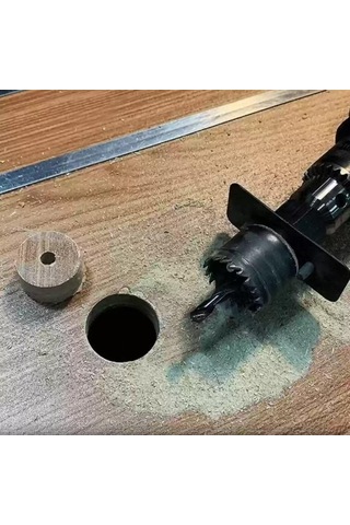 Zhltools 6 Parça Demir Ahşap Alçıpan Delme Buat Açma Seti