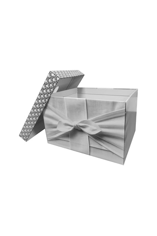 40x30x25 - Düğün Takı Kutusu - 1 Adet Düğün,nişan,kına Takı Sandık Kutusu Beyaz