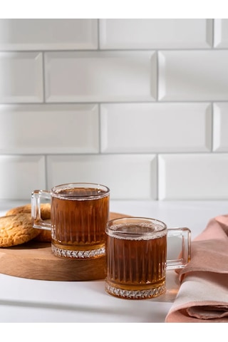 Purecrystal 6'lı Çay Ve Kahve Fincan Seti 420183410 Beyaz