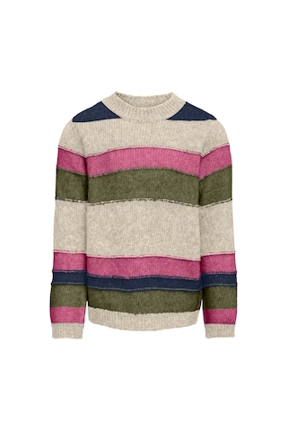Only Kogelaıne L/s O-neck Knt Kız Çocuk Bej Kazak - 15302317