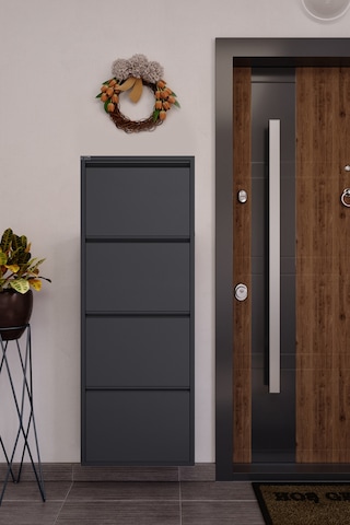 Ceha 4'lü Metal Ayakkabılık - Antrasit K.AYK-4 /AB7024