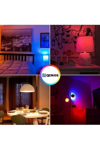 RGB Uzaktan Kumandalı 16 Renk Ampul Qenos