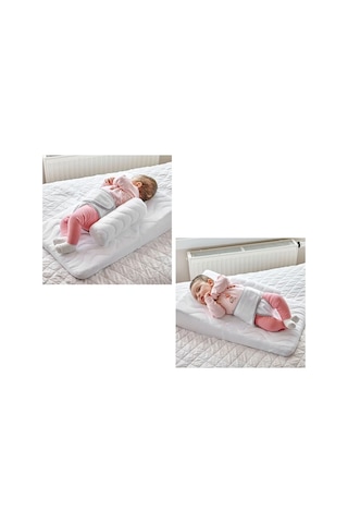Babyjem Bebek Yastığı Beyaz / Kemerli
