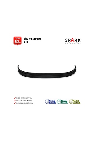 Fiat Ducato 1994-2006 Yıl Aralığı Uyumlu Ön Tampon Lip Siyah