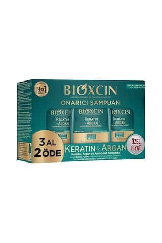 Bioxcin Keratin & Argan Onarıcı Bakım Şampuan 300 Ml 3 Al 2 Öde - Yıpranmış Ve Hassas Saçlar